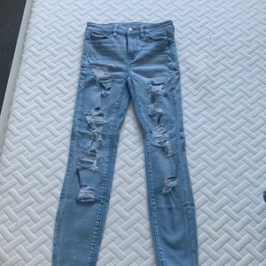 aeo ripped skinny jeans (4)